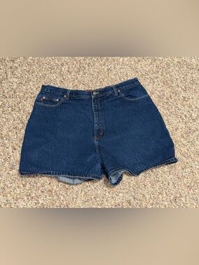 Women’s plus size 22 Dark Blue Denim shorts summer cute Zana Di